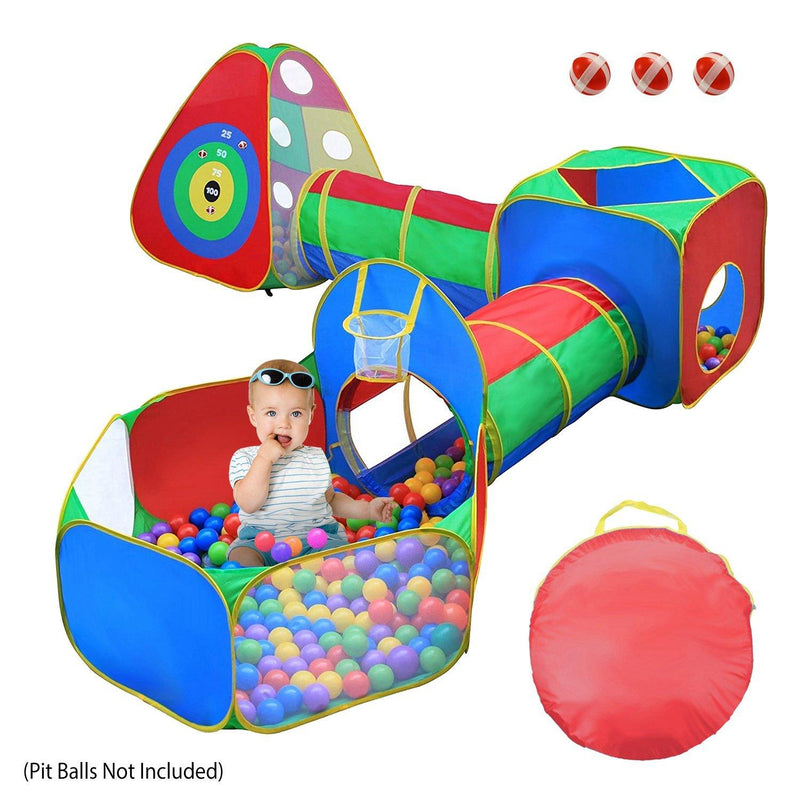 5-Piece: Pop Up Playhouse Kids Ball Pit Tents Toys & Games - DailySale