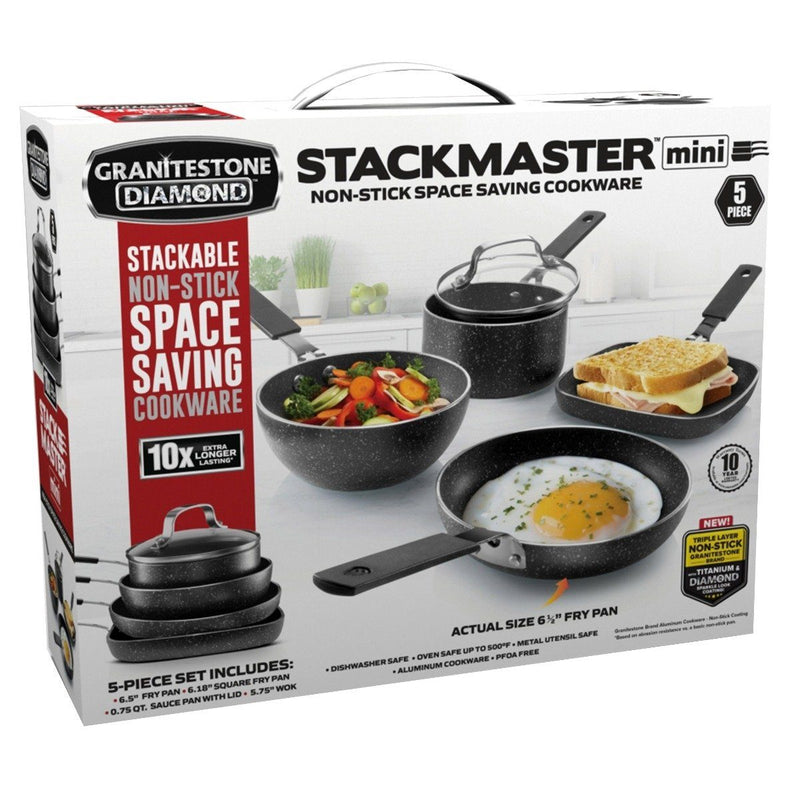 5-Piece Set: Gotham Steel 2833 Mini Stackmaster Kitchen Essentials - DailySale
