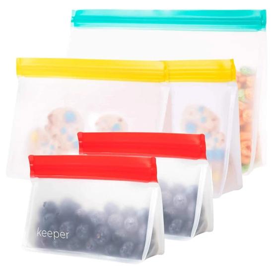 5-Piece Set: Keeper Reusable Storage Bags Kitchen & Dining - DailySale
