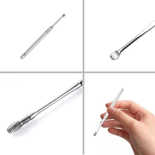 5-Piece: Stainless Steel Earpick Set Beauty & Personal Care - DailySale