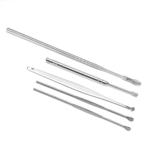 5-Piece: Stainless Steel Earpick Set Beauty & Personal Care - DailySale