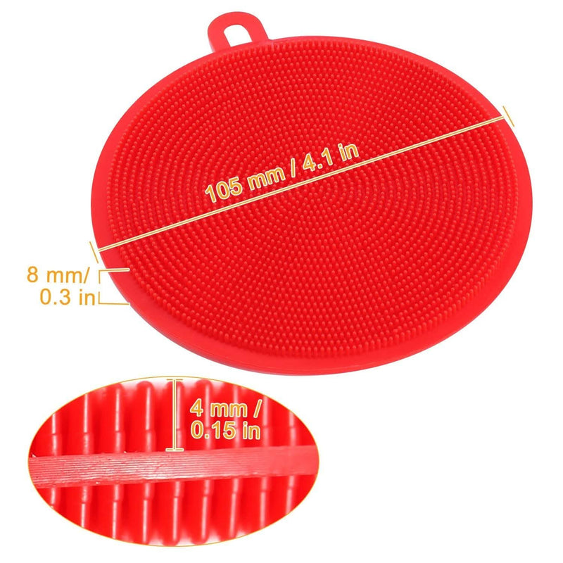 5-Pieces: Kitchen Cleaning Silicone Scrubber Kitchen & Dining - DailySale
