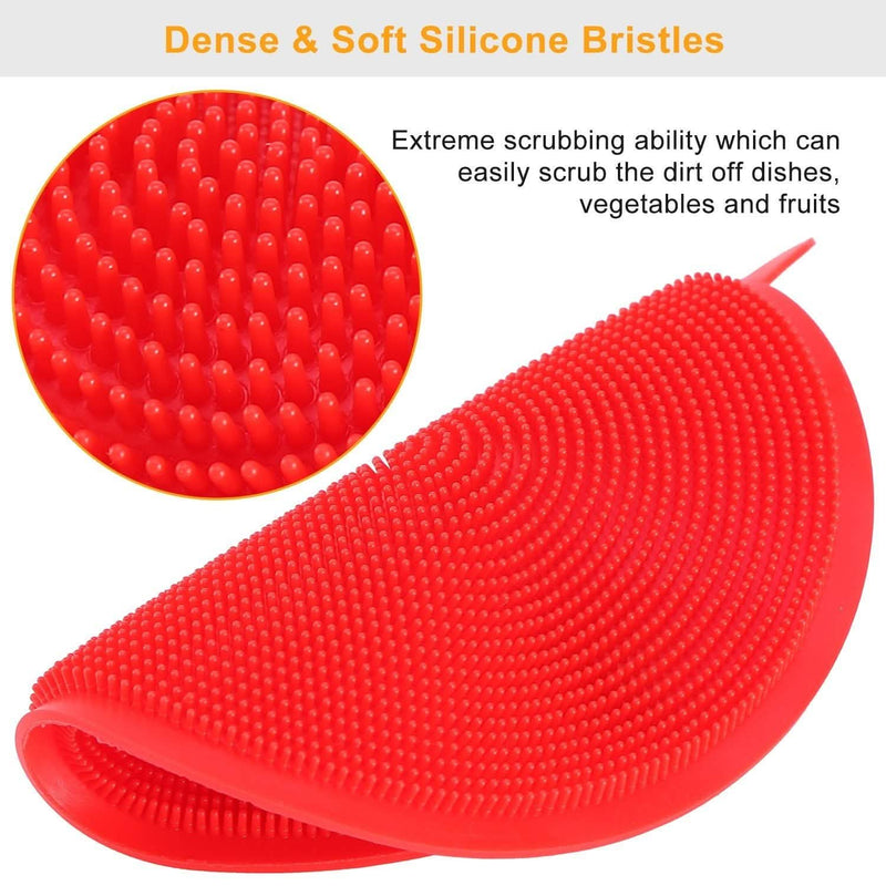 5-Pieces: Kitchen Cleaning Silicone Scrubber Kitchen & Dining - DailySale