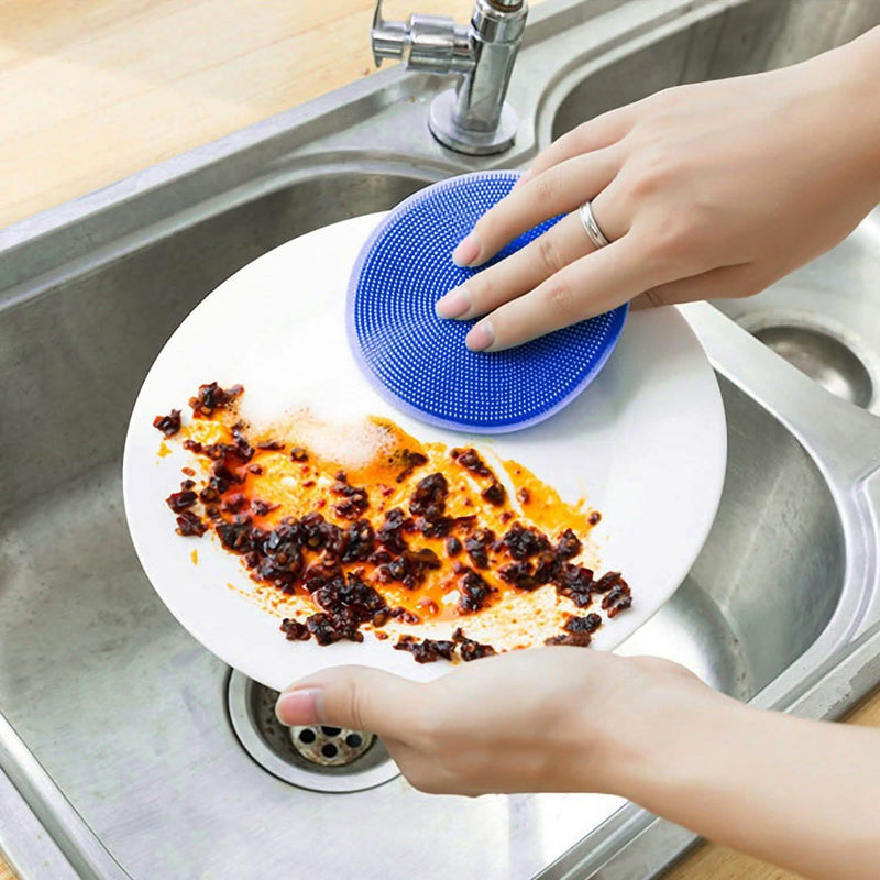 5-Pieces: Kitchen Cleaning Silicone Scrubber Kitchen & Dining - DailySale