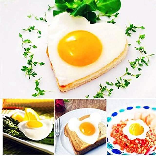 5-Pieces Set: Fried Egg Mold Pancake Rings Shaped Kitchen & Dining - DailySale