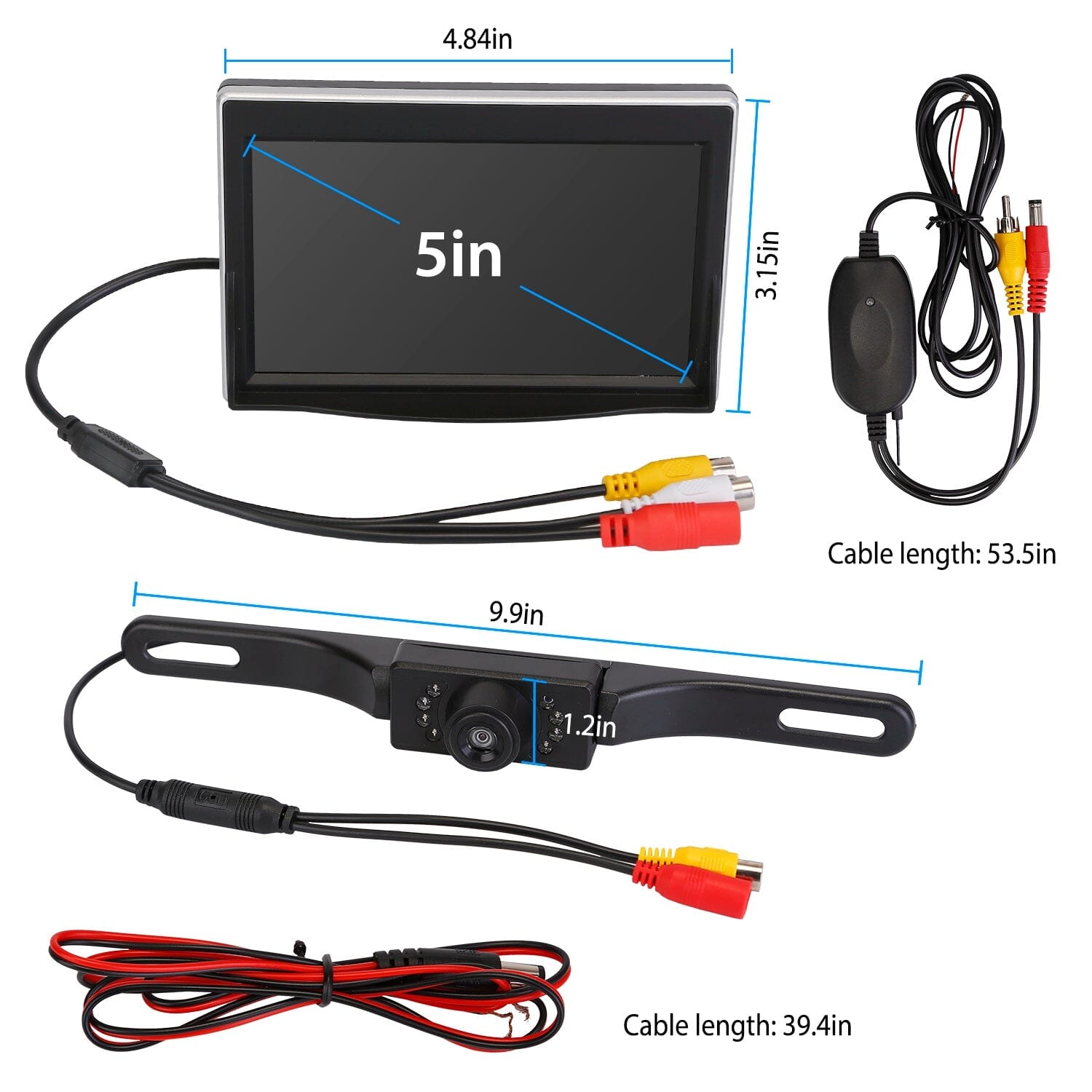 5" Screen Backup Camera Monitor Kit Automotive - DailySale