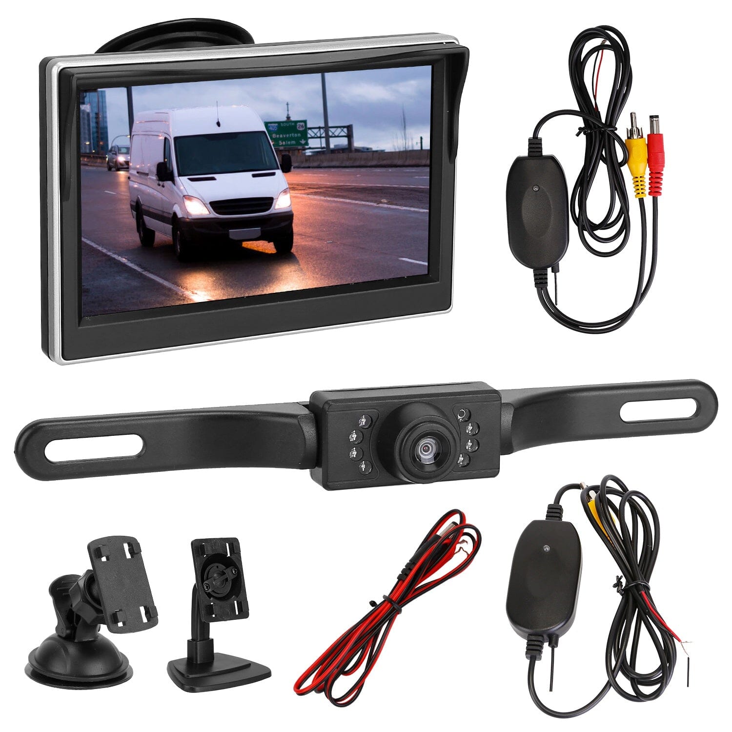 5" Screen Backup Camera Monitor Kit Automotive - DailySale