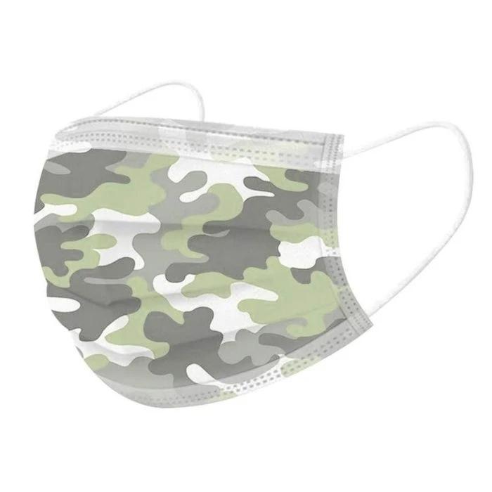 50-Pack: Camo Disposable Non-Medical 3-Ply Face Mask Face Masks & PPE - DailySale
