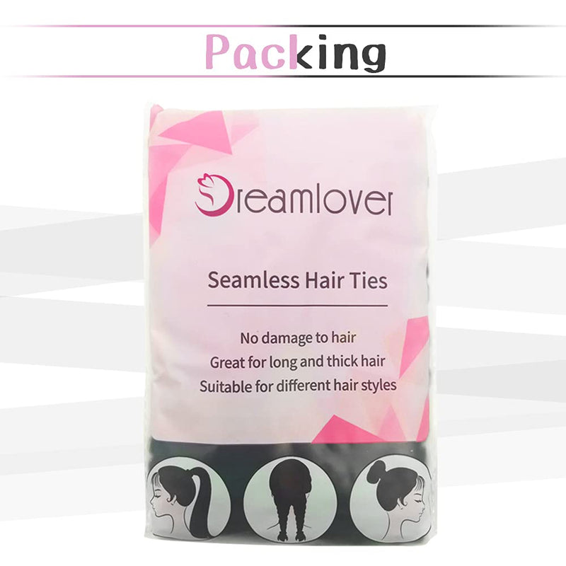 50-Pack: Dreamlover Black Hair Bands Beauty & Personal Care - DailySale