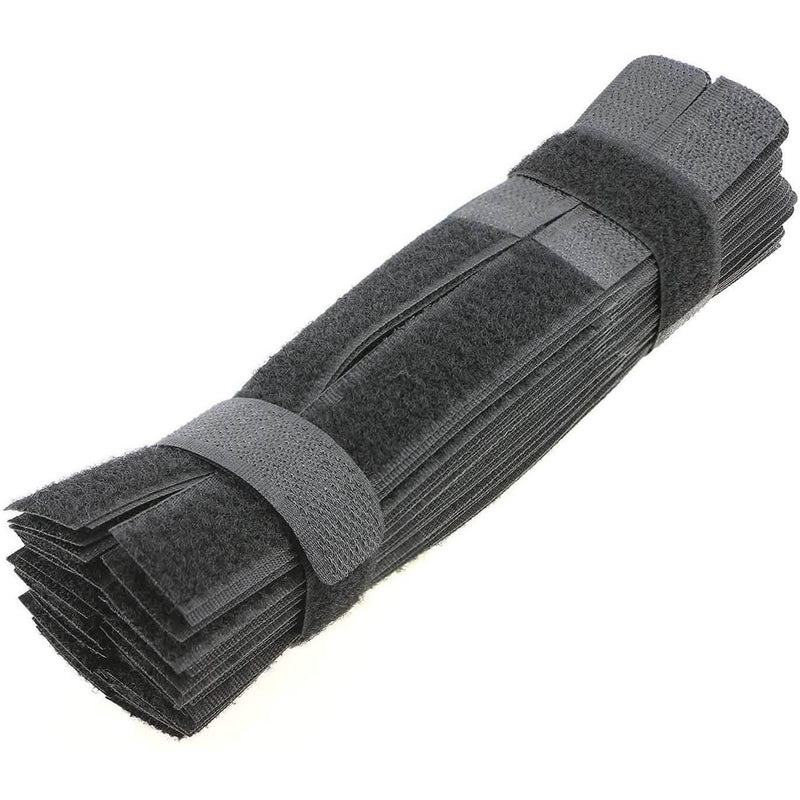 50-Pieces: Cable Ties Reusable Fastening Wire Organizer Cord Rope Holder 7 Inch Batteries & Electrical Black - DailySale