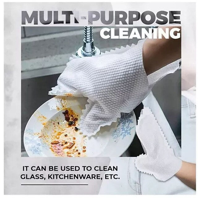 50-Pieces: Dust Cleaning Gloves Eco-friendly Disposable Gloves Everything Else - DailySale