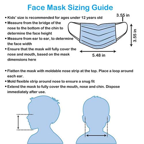 50-Pieces: Kids Disposable Face Masks Face Masks & PPE - DailySale
