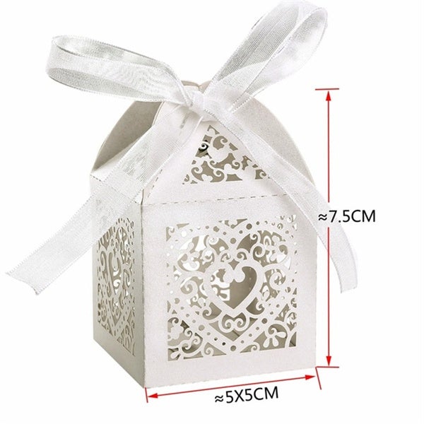 50-Pieces: Wedding Engagement Boxes Art & Craft Supplies - DailySale