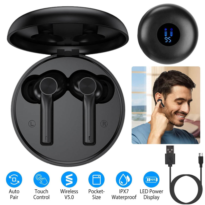5.0 TWS Wireless Earbuds Headphones & Audio - DailySale
