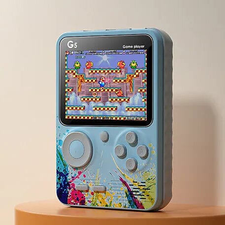 500 Games Mini Handheld Retro Portable Video Game Console Video Games & Consoles Blue - DailySale