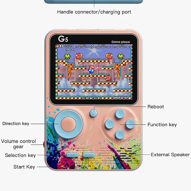 500 Games Mini Handheld Retro Portable Video Game Console Video Games & Consoles - DailySale