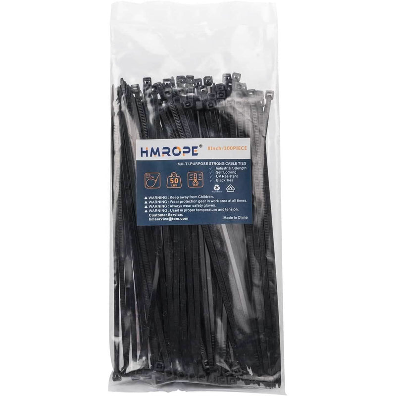 500-Piece: Black Nylon Cable Ties Everything Else - DailySale