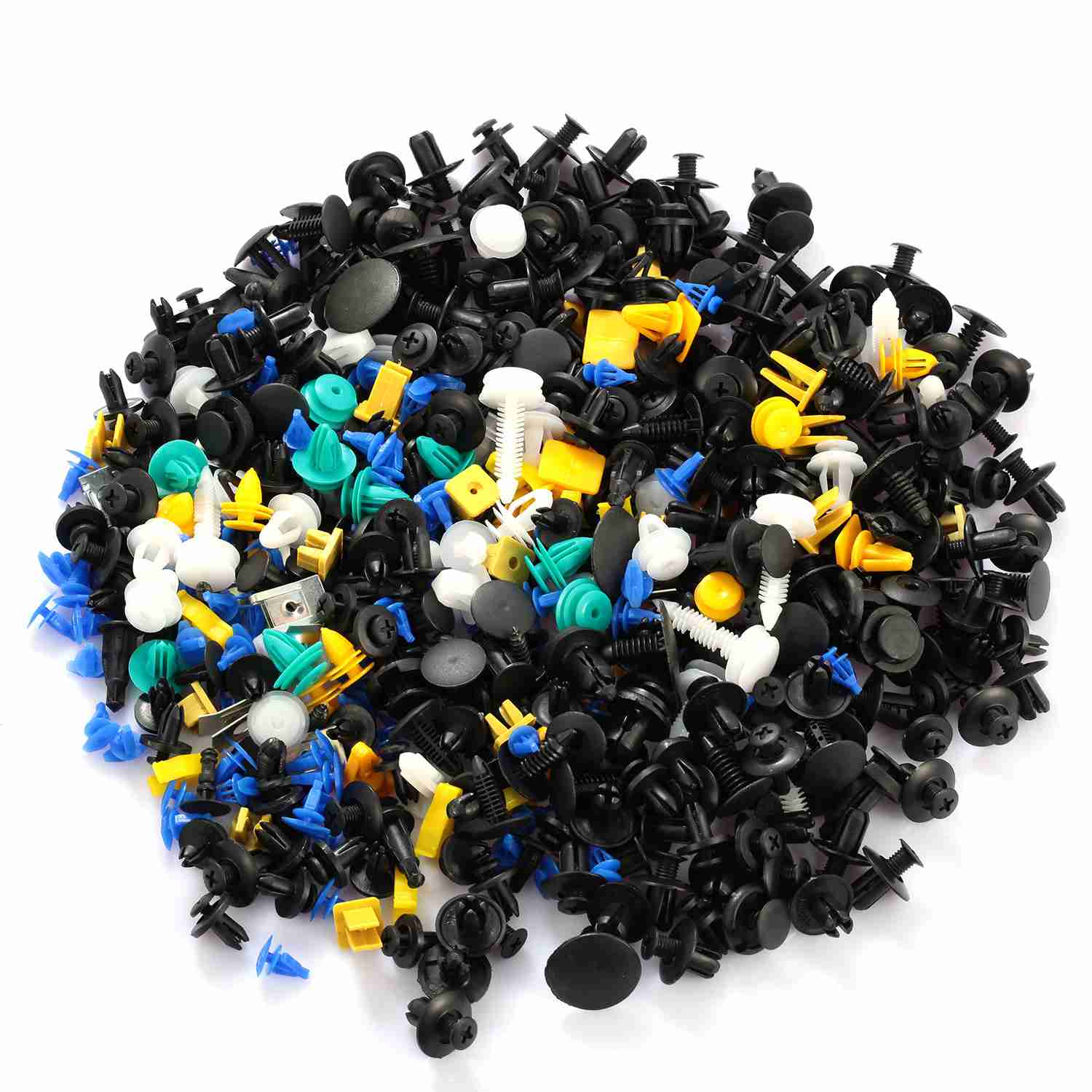 500-Pieces: 30 Kinds Bumper Fastener Rivets Automotive - DailySale