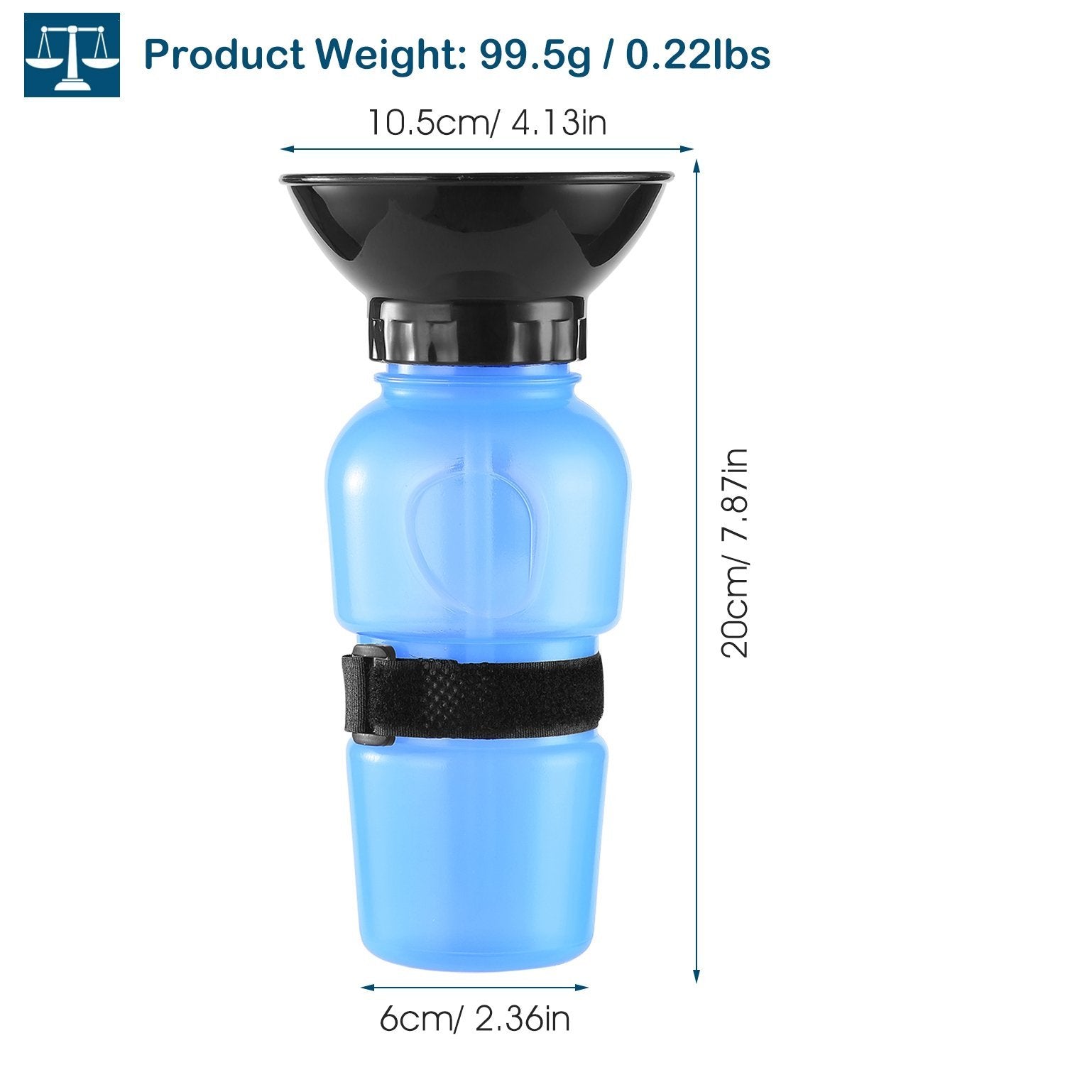 500ml Pet Water Bottle Portable Water Cup Pet Supplies - DailySale