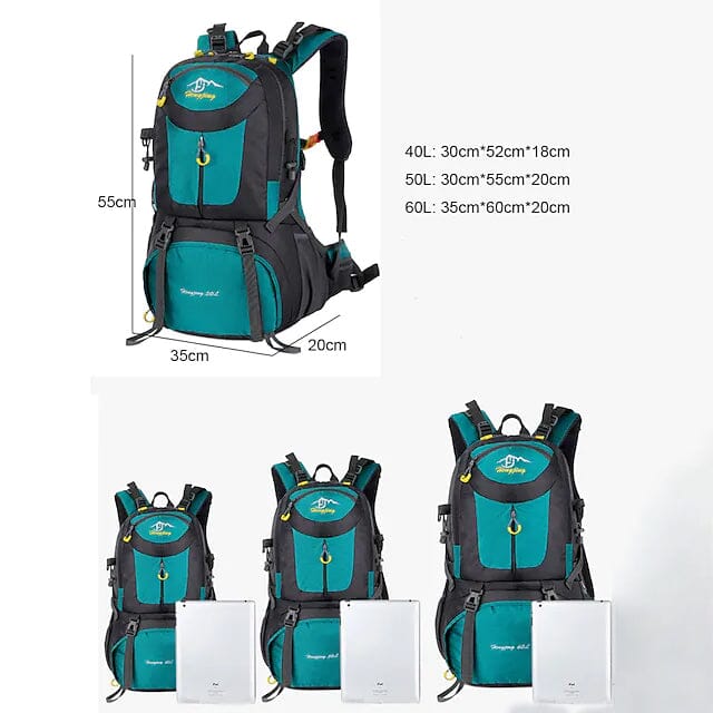 50L Waterproof Hiking Backpack Bags & Travel - DailySale