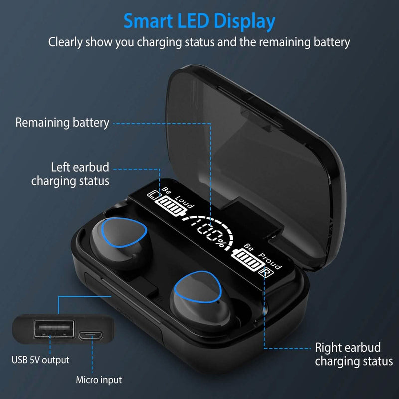 5.1 TWS Wireless Earbuds Touch Control Headphone Headphones - DailySale