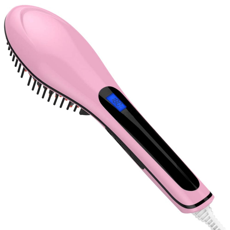 Detangling Hair Straightener Brush - Assorted Colors - DailySale, Inc