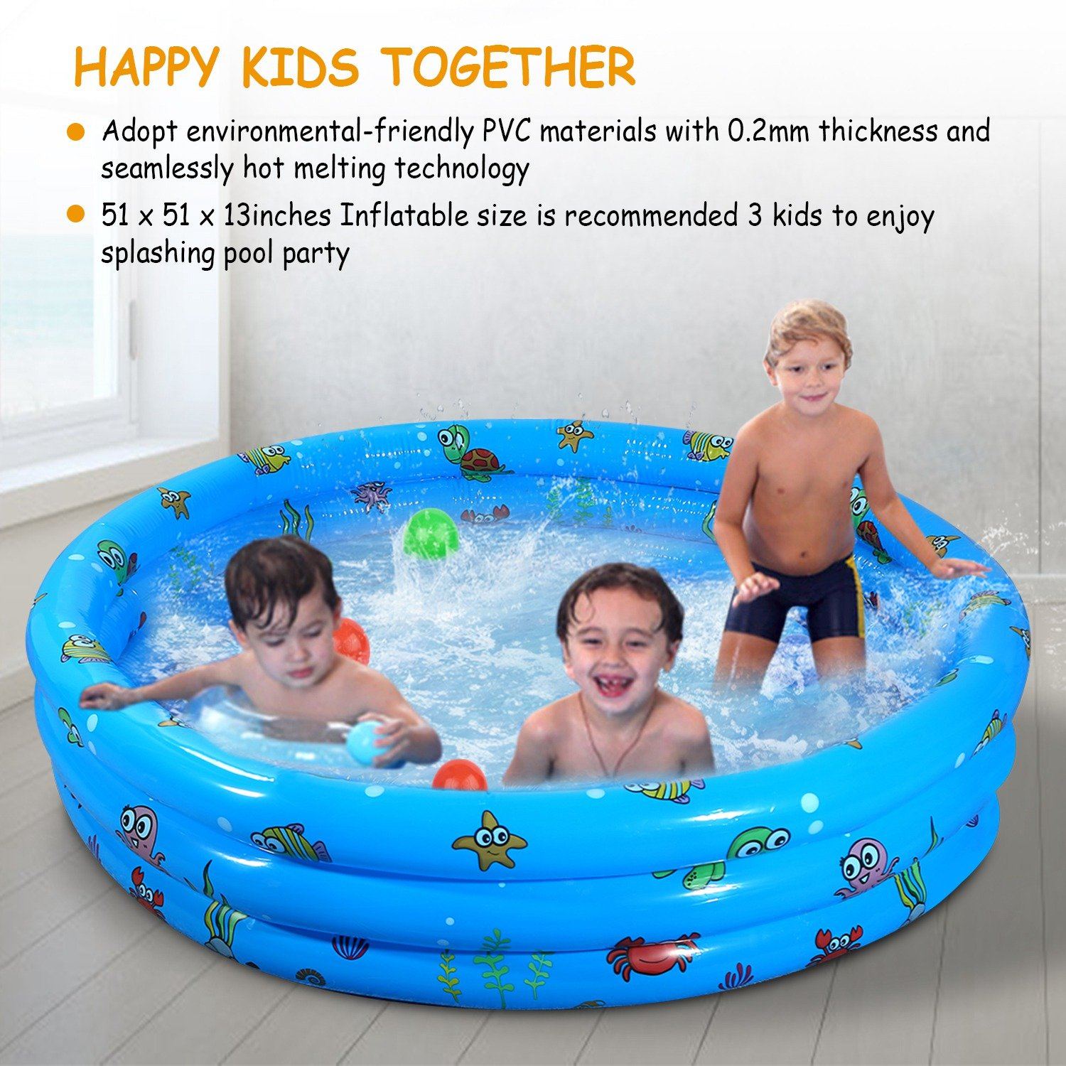 51x13" Inflatable Swimming Pool Sports & Outdoors - DailySale