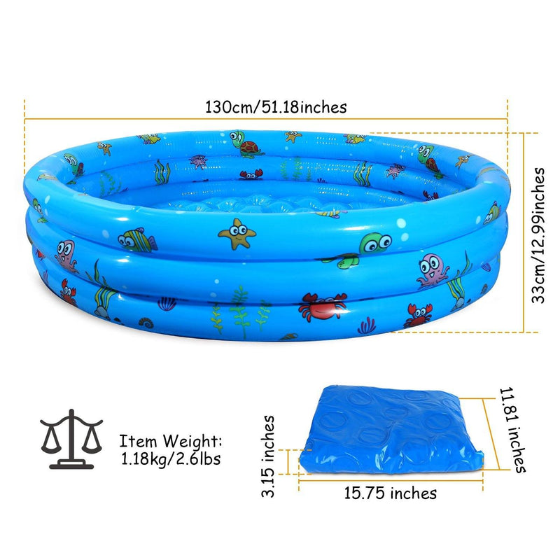 51x13" Inflatable Swimming Pool Sports & Outdoors - DailySale