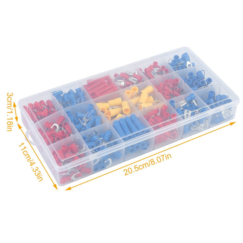 520-Pieces: Insulated Electrical Wire Splice Terminal Household Batteries & Electrical - DailySale
