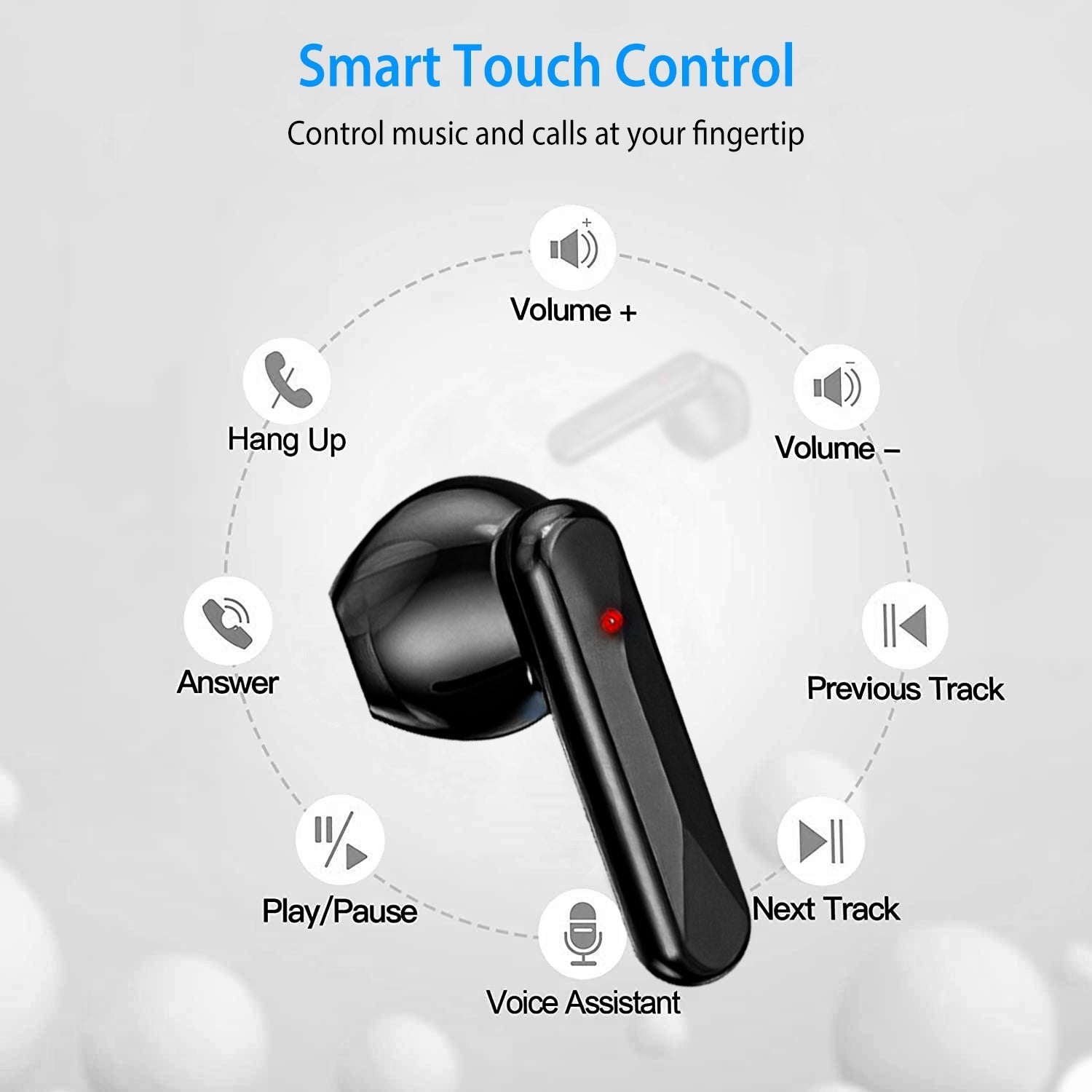 5.3 TWS Wireless Earbuds Touch Control Headphone Headphones - DailySale