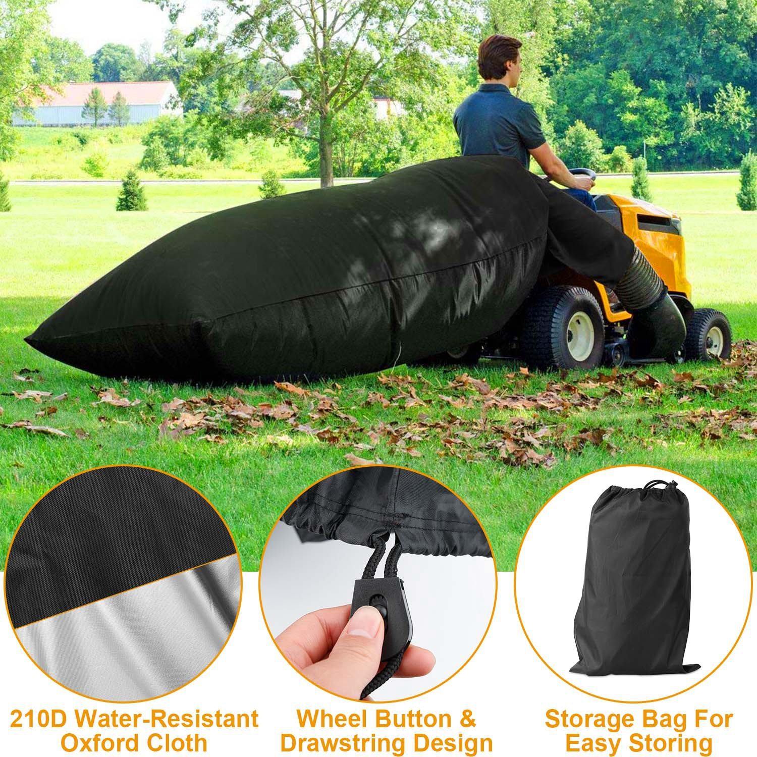 54 Cubic Lawn Tractor Leaf Bag Garden & Patio - DailySale