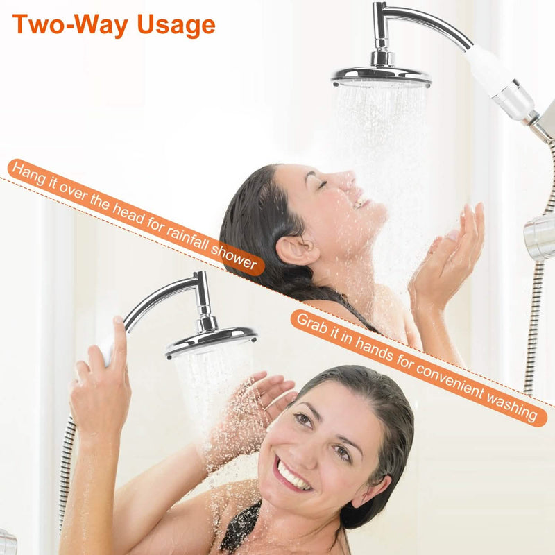 5.5-Inch High Pressure Shower Head Bath - DailySale
