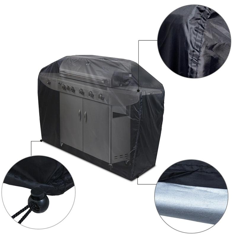 57" Black Barbecue Gas Grill Waterproof Cover Home Essentials - DailySale