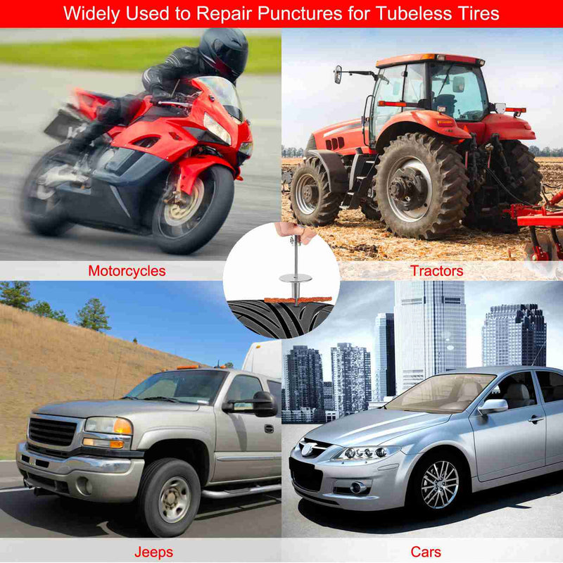57-Piece: Universal Tire Repair Kit Automotive - DailySale