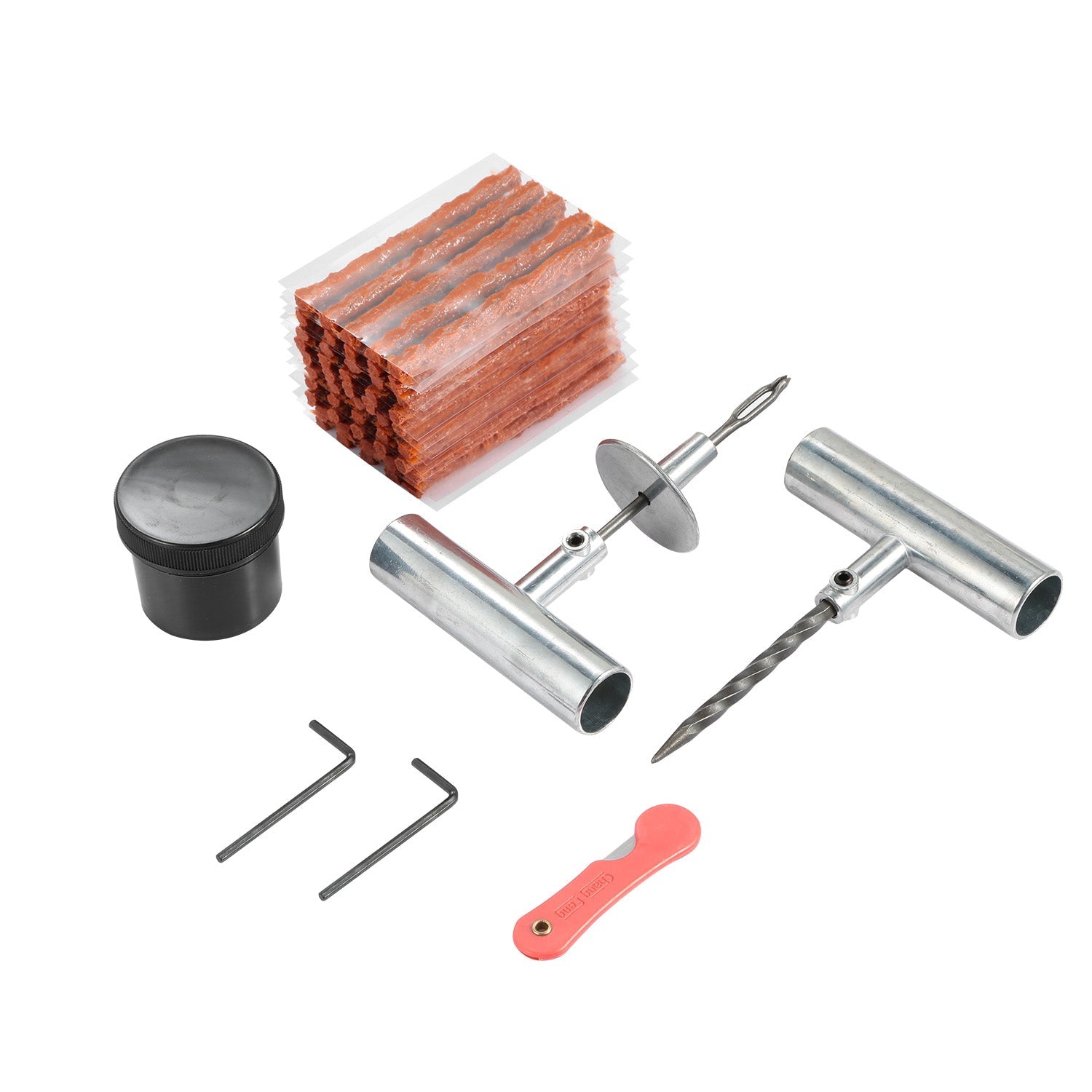 57-Piece: Universal Tire Repair Kit Automotive - DailySale