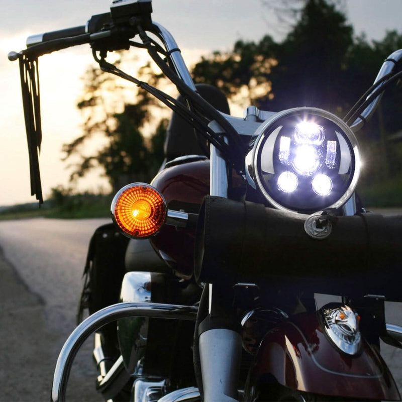 5.75-Inch LED Motorcycle Headlight Sports & Outdoors - DailySale