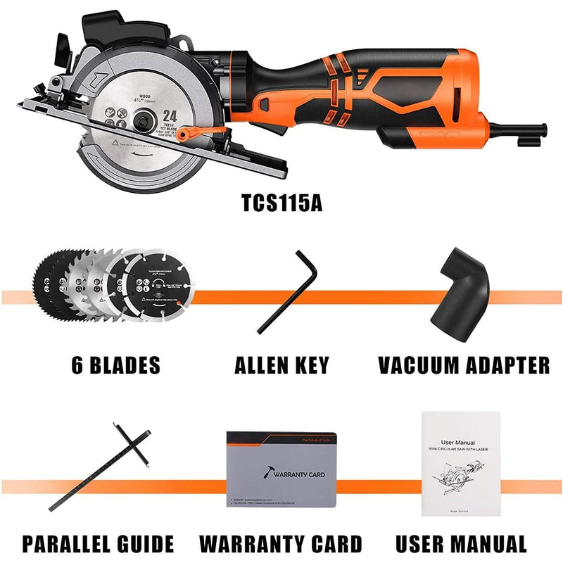 5.8A 3500RPM Mini Circular Saw Household Appliances - DailySale