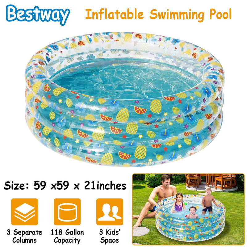 59x21" Inflatable Swimming Pool Sports & Outdoors - DailySale