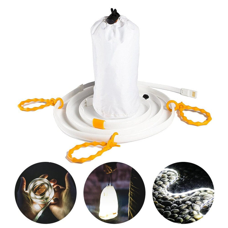 5Ft Portable USB LED Rope Light and Lantern String & Fairy Lights - DailySale