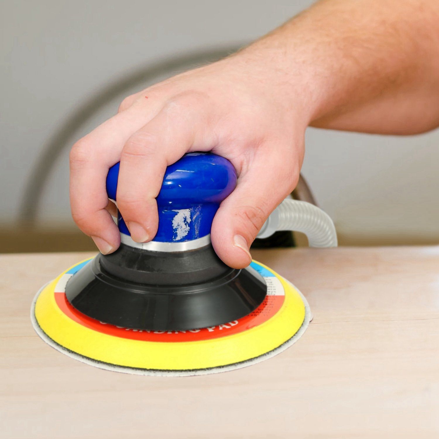 6" Air Random Orbital Sander Pneumatic Home Improvement - DailySale