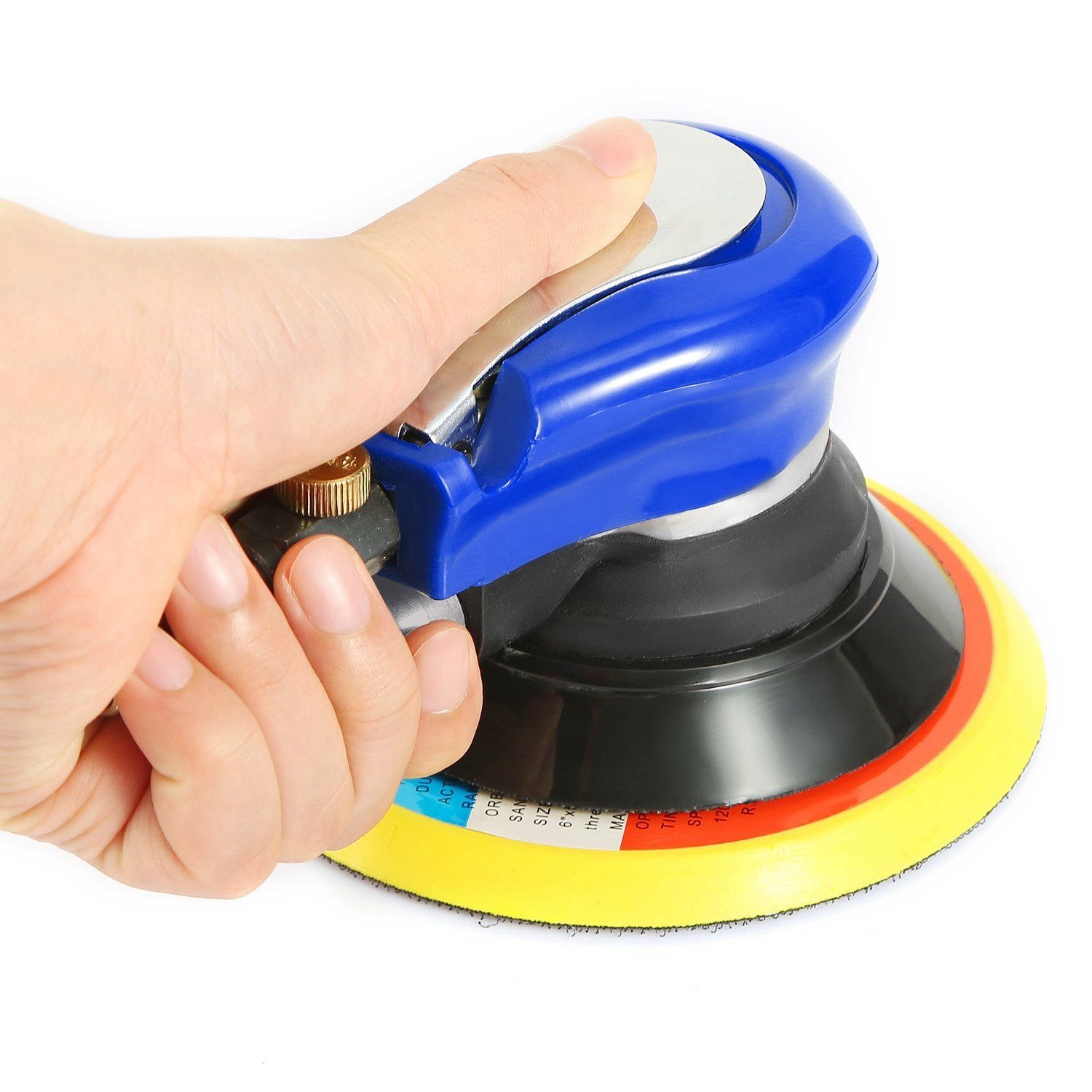 6" Air Random Orbital Sander Pneumatic Home Improvement - DailySale