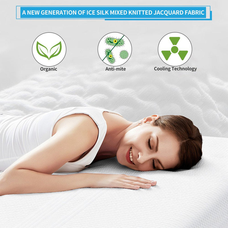 6 Inch Mattresses with Gel Cooling & Space Technology Bedding - DailySale