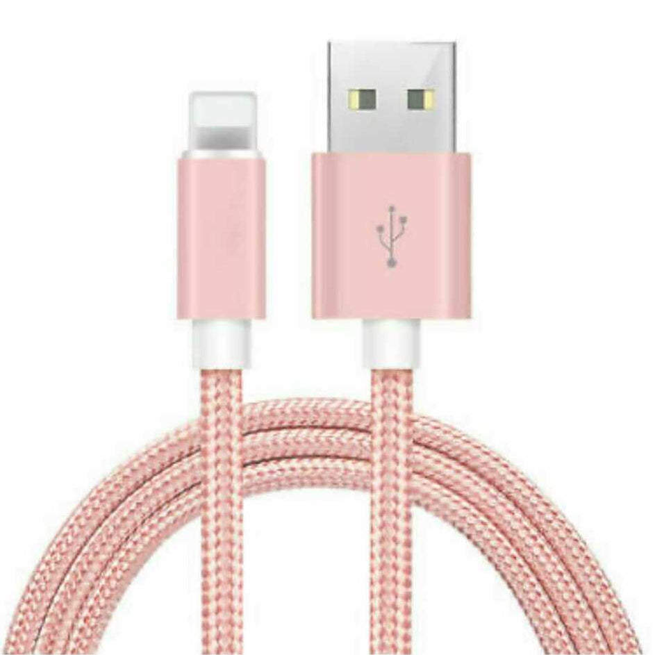 6-Pack: 10-Foot Braided Heavy-Duty Lightning Cables for Apple Devices Mobile Accessories - DailySale