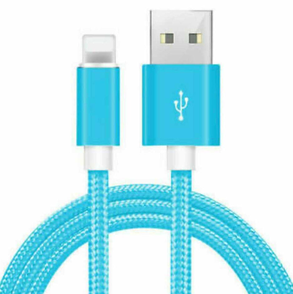 6-Pack: 10-Foot Braided Heavy-Duty Lightning Cables for Apple Devices Mobile Accessories - DailySale