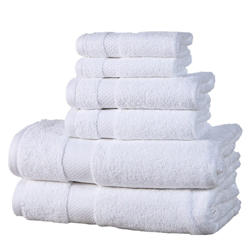 6-Pack: 100% Cotton Towel Set - Assorted Colors Home Essentials - DailySale