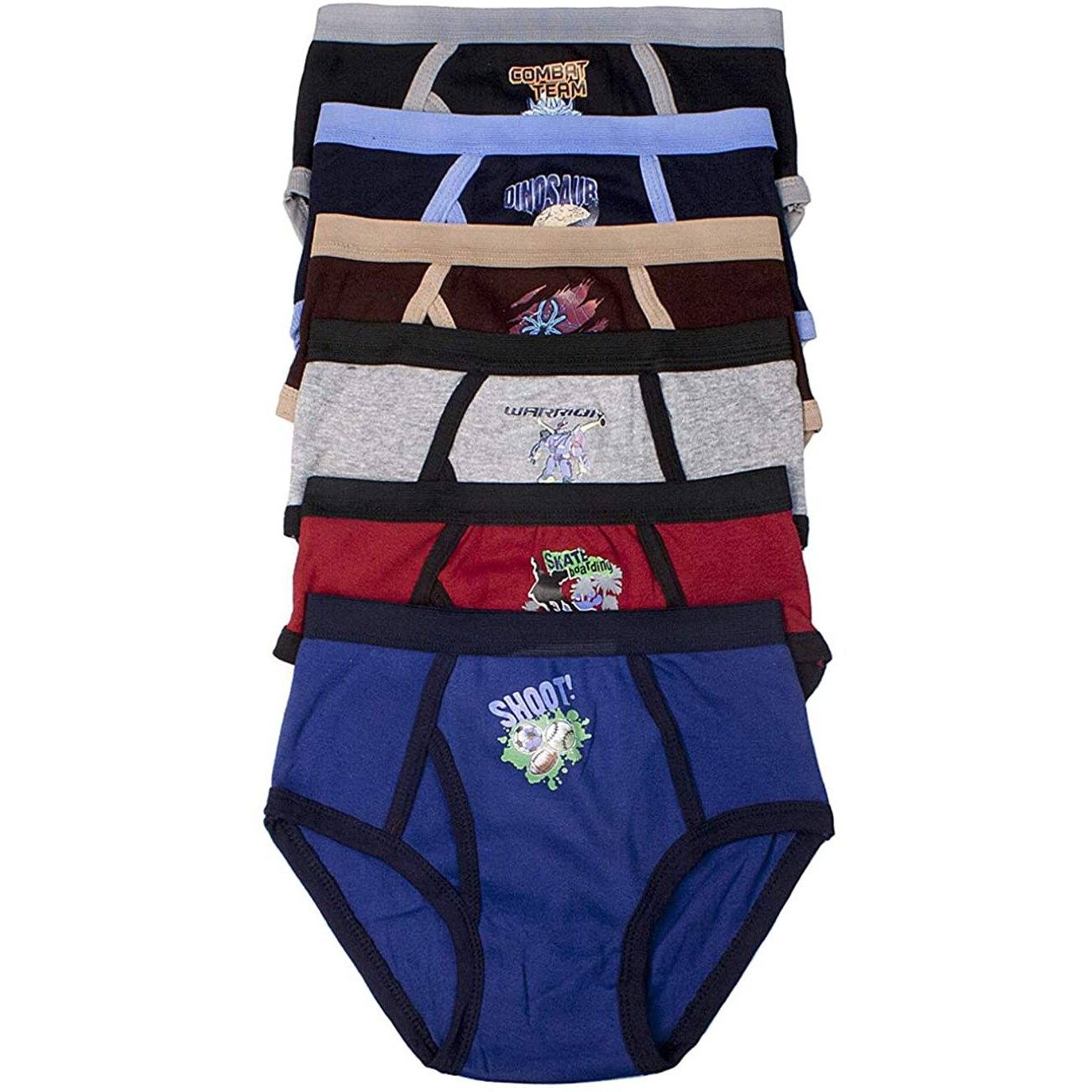 6-Pack) Mystery Kids Girls' Underwear