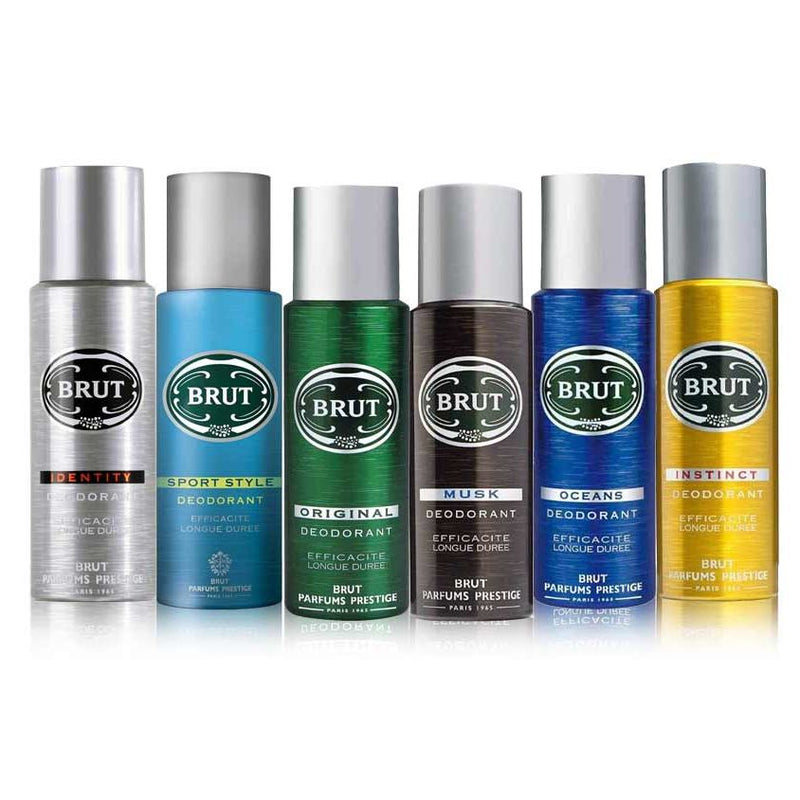 6-Pack: Brut Oceans Efficacite Longue Duree Deodorant 200ml Men's Grooming - DailySale