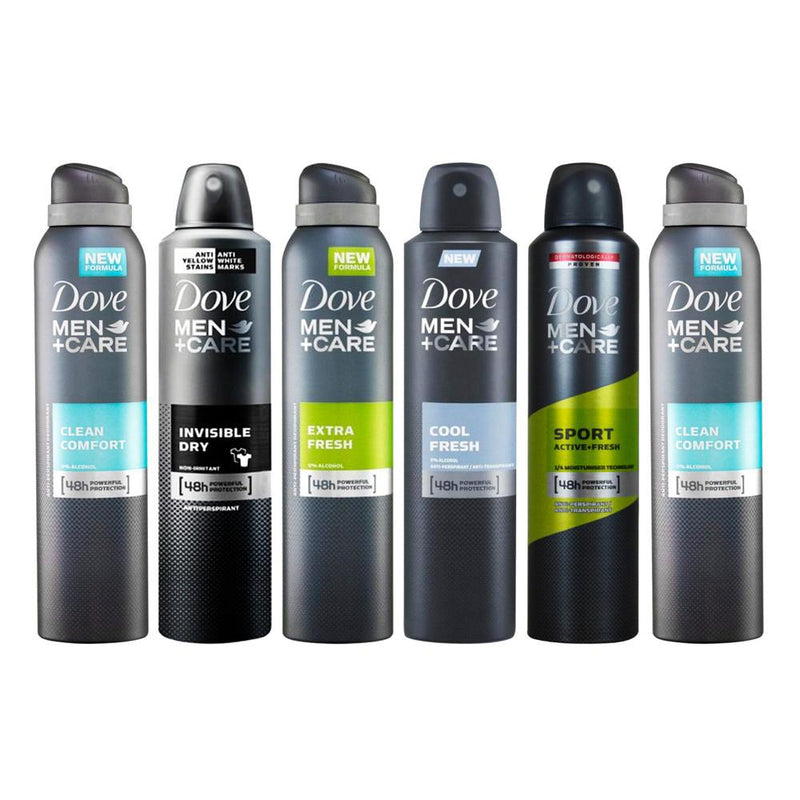 6-Pack: Dove Body Spray Anti-Perspirant Bundle - 250ML Each Beauty & Personal Care Men - DailySale