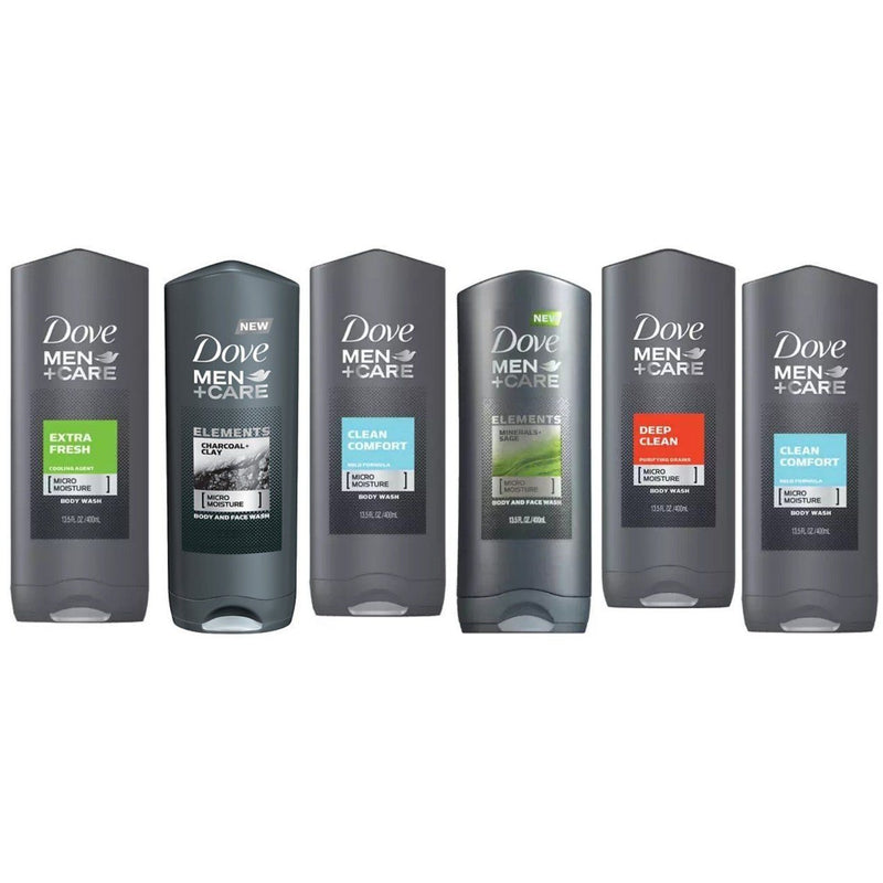 6-Pack: Dove Men Shower Gel 400ml (Assorted Scents) Beauty & Personal Care - DailySale