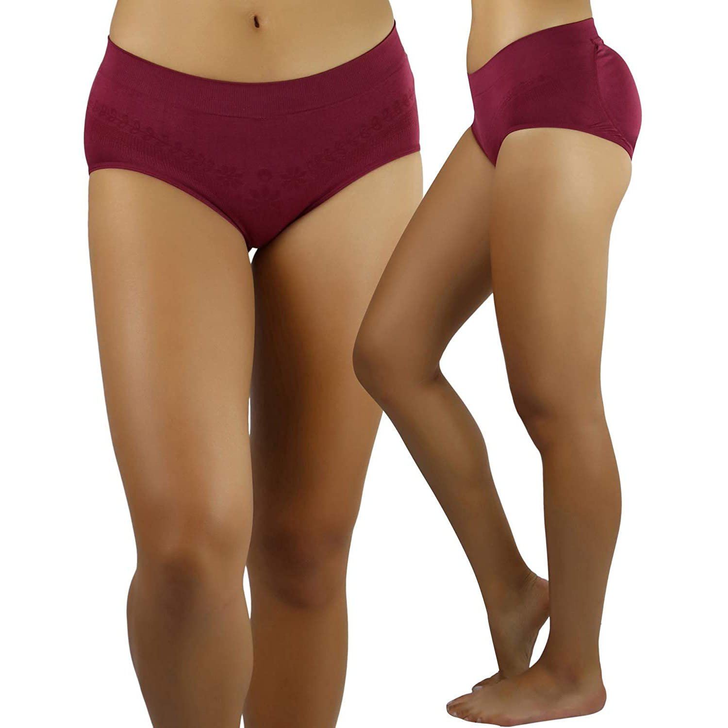 6-Pack: Women's Slimming High-Waisted Panty Briefs - Plus Size